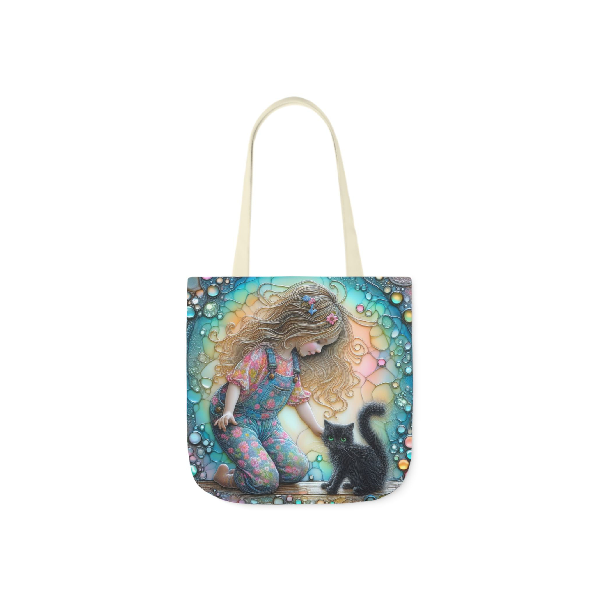 Girl with her Cat tote,Downtown girl,Large capacity,Large capacity,women daily
