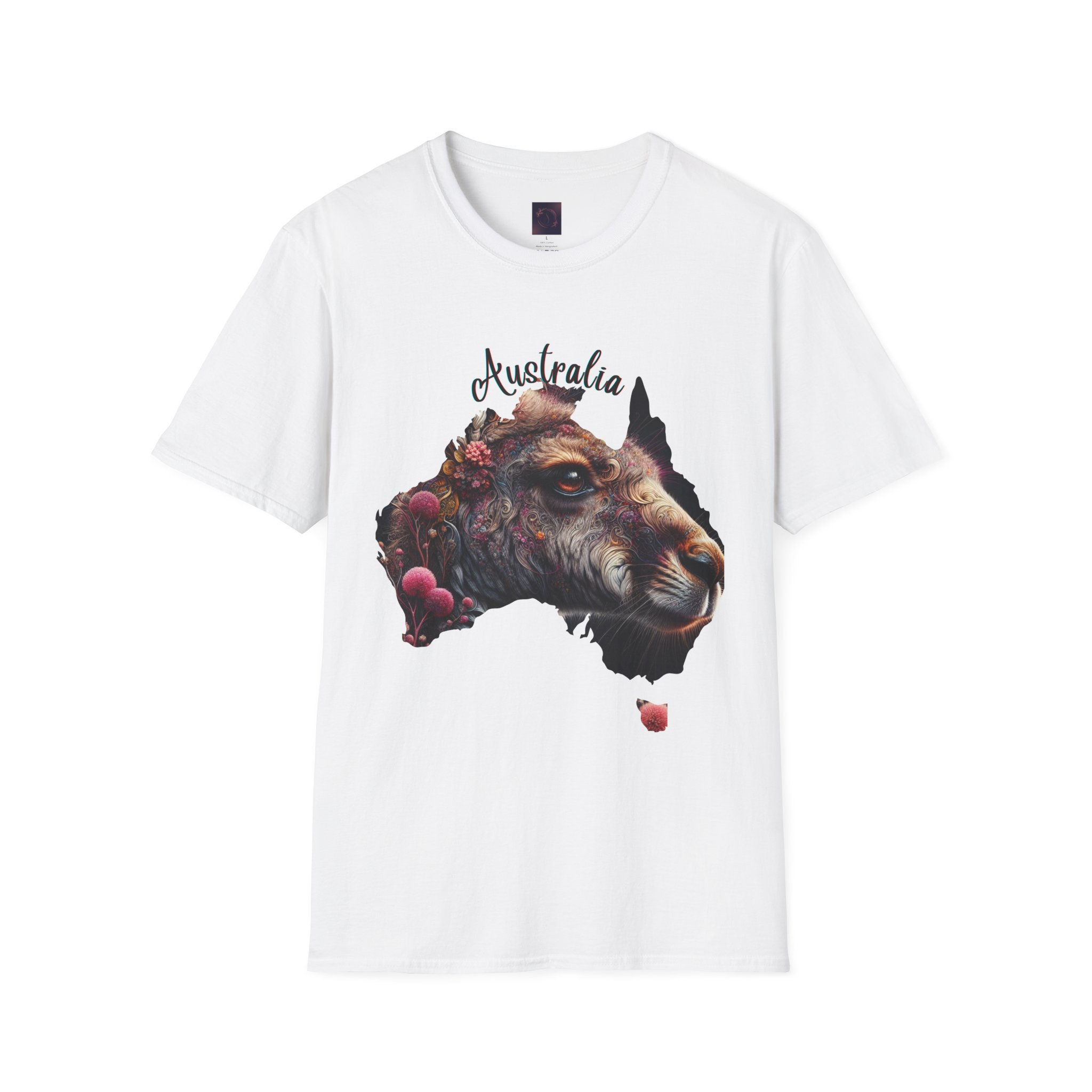 Native Australian Animal Tshirt Kangaroo