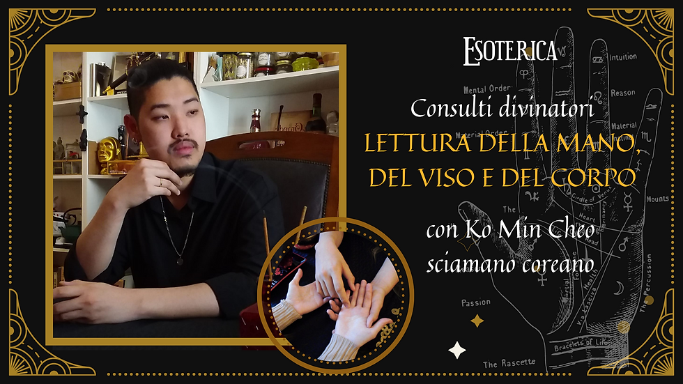 LETTURA DELLA MANO, DEL VISO E DEL CORPO. Con Ko Min Cheol