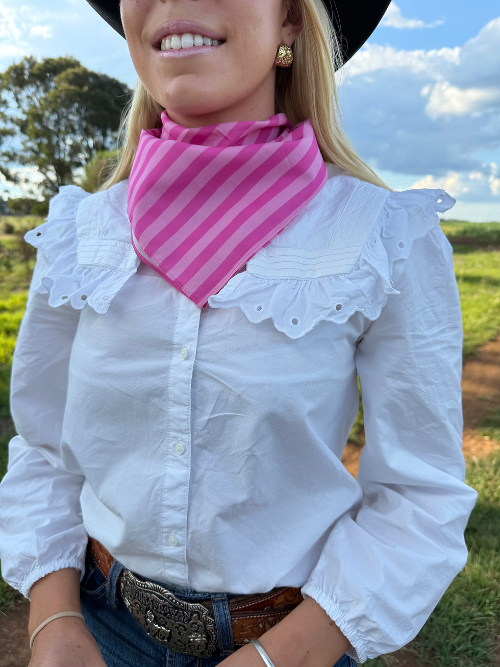 Thumbnail: Pink Stripe Scarf