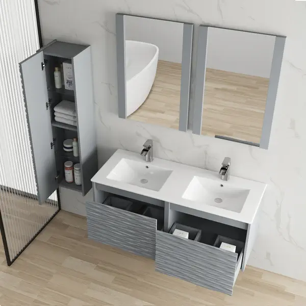 Thumbnail: 48 "Paris Vanity with white acrylic sink