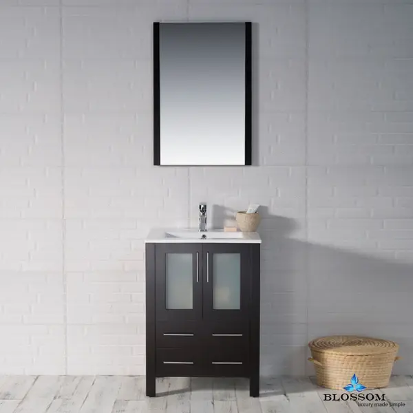 Thumbnail: Sydney Vanity(24") with Ceramic Top-Mount Basin