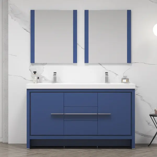 Thumbnail: 60"Milan Vanity with Ceramic Basin