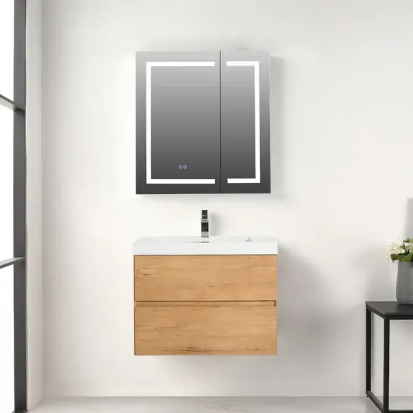 Thumbnail: Assisi Vanity (Classis Oak)with Acrylic Top