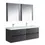 Thumbnail: Valencia  Vanity (Silver Grey) With Ceramic Top-Mount Basin