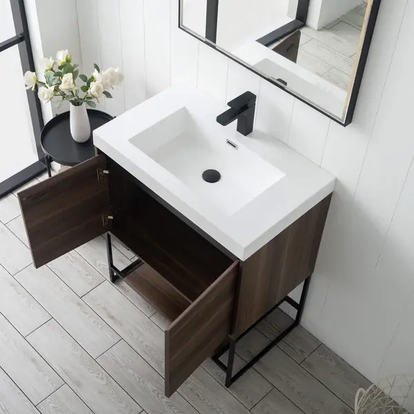 Thumbnail: 30"Porto Vanity with Acrylic Sink