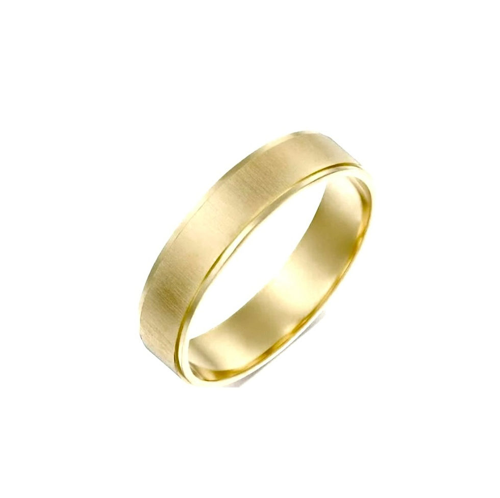 תמונה ממוזערת: Matte and shiny yellow gold