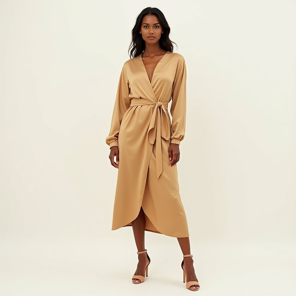 Golden Hour Wrap Dress