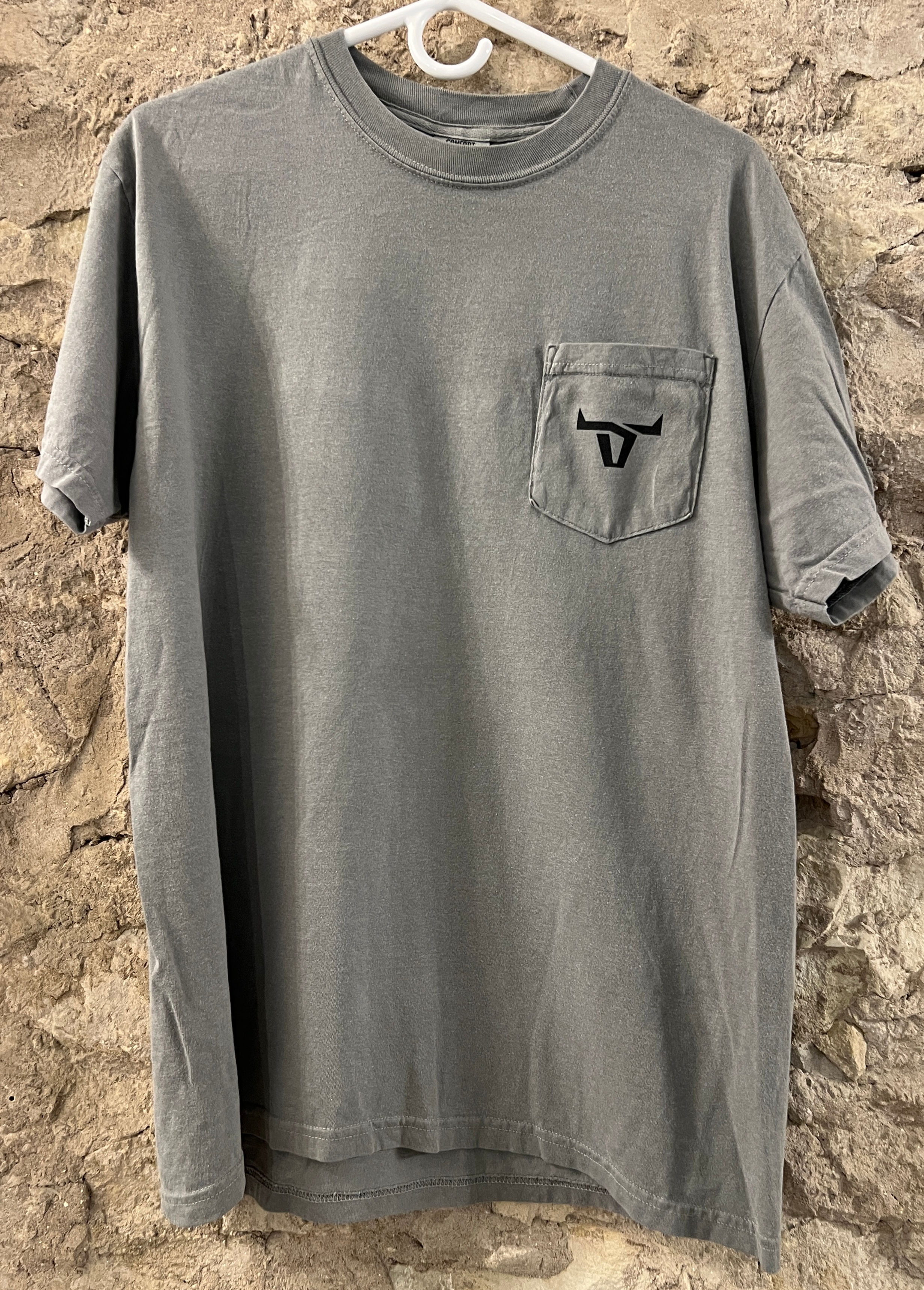 Truck'Em Pocket T-Shirt — Bold Back Logo Tee for Trucking Fans