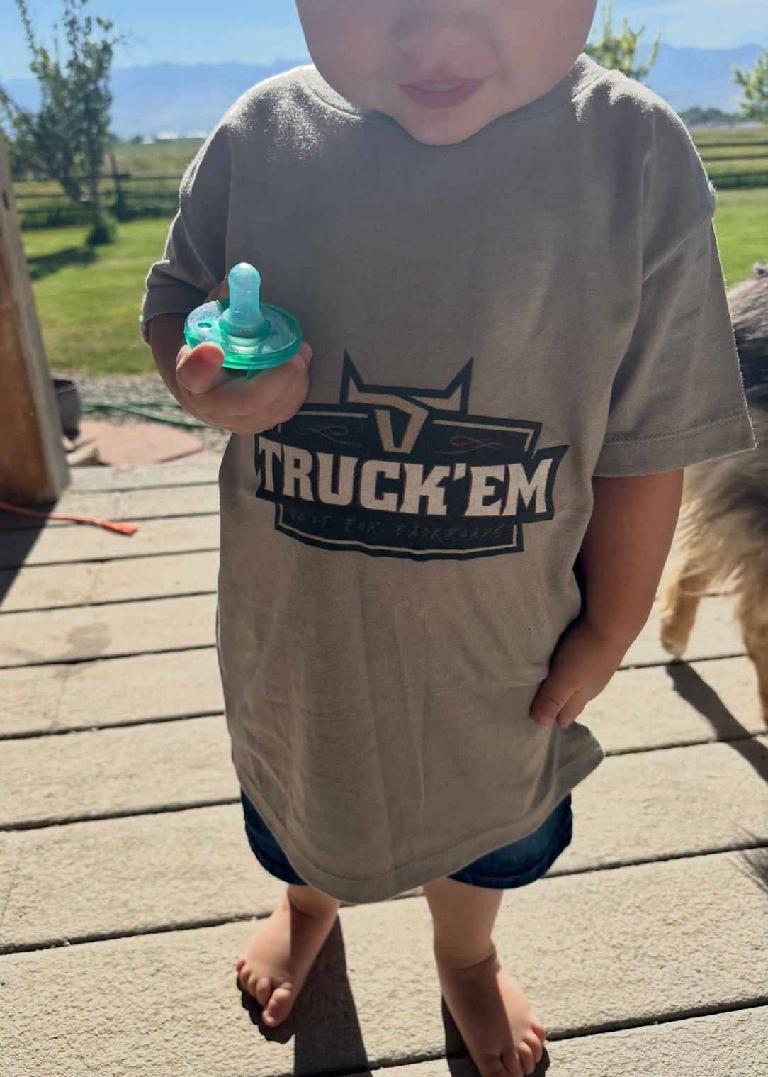 Truck'em Toddler Tee — Kids Logo Graphic Shirt