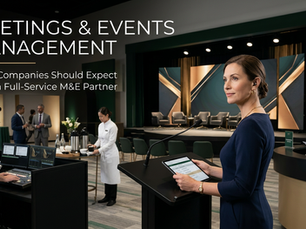 Corporate event planner overseeing AV, catering, registration, and production for a full-service meetings and events program in Denver.
