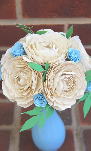 Blue and White Bouquet