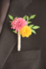 Paper Flower Boutonniere