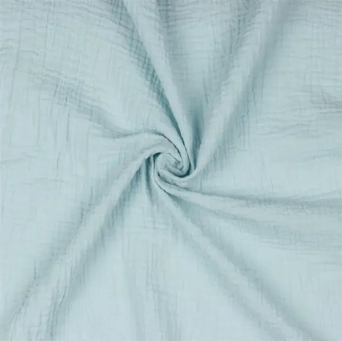 Bio Musselin Babyblau BMUS-108