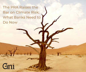 The PRA Raises the Bar on Climate Risk: What Banks Need to Do Now