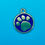 Thumbnail: DELUXE Pet Tags - Blue Paw