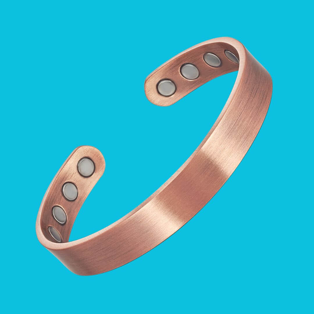 Copper Magnet Cuff Bracelet - Plain Design