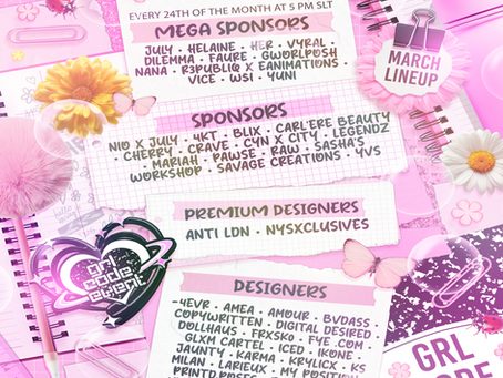 Grl Code Event - March Round