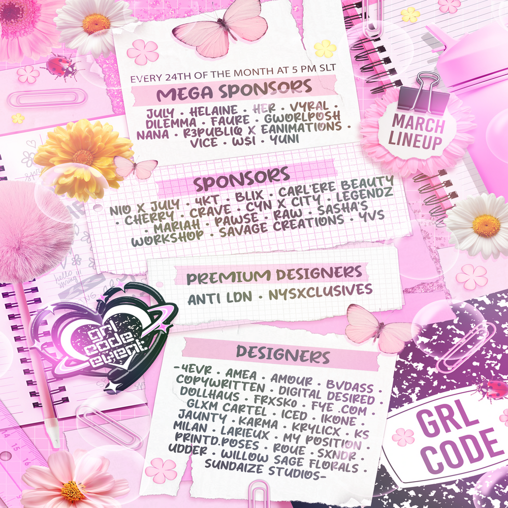 Grl Code Event – March Round