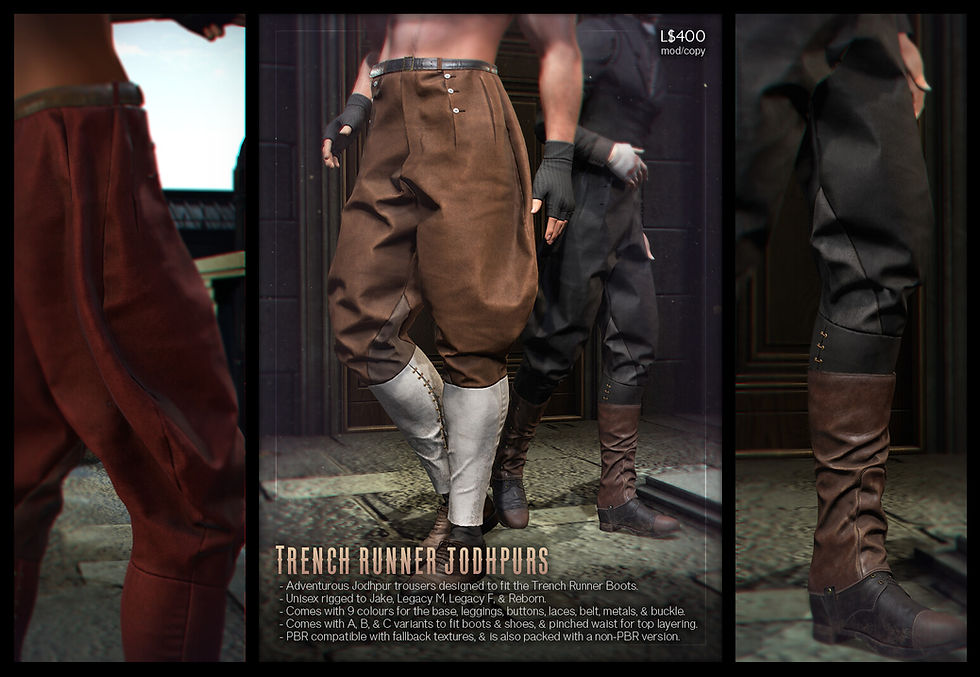 Contraption – Trench Runner Jodhpurs