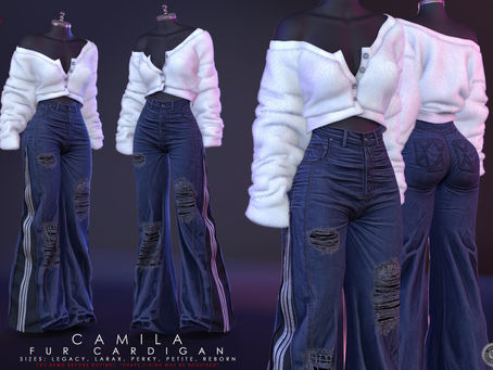 CAMILA Fur Cardigan by Ascend SL