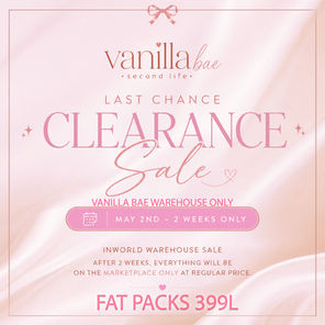 💗Vanilla Bae - Warehouse Sale💗