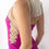 Thumbnail: Magenta Corset Gown: Crystal Straps, Elegant Evening Dress