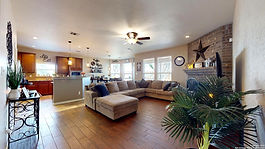 Interior and exterior photos of 522 Baltustrol in Cibolo TX featuring kitchen, living areas, pantry, laundry room, and front exterior