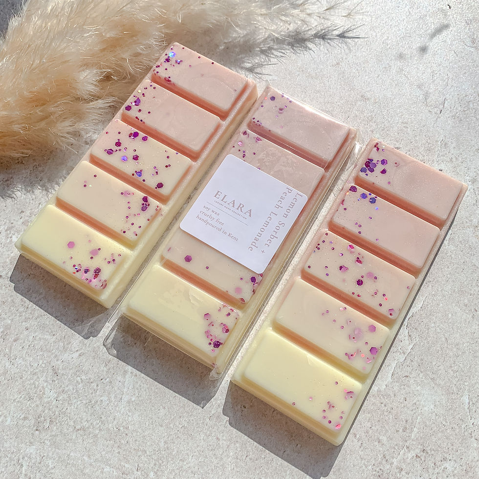 Thumbnail: Lemon Sorbet & Peach Lemonade Snap Bar (glitter)