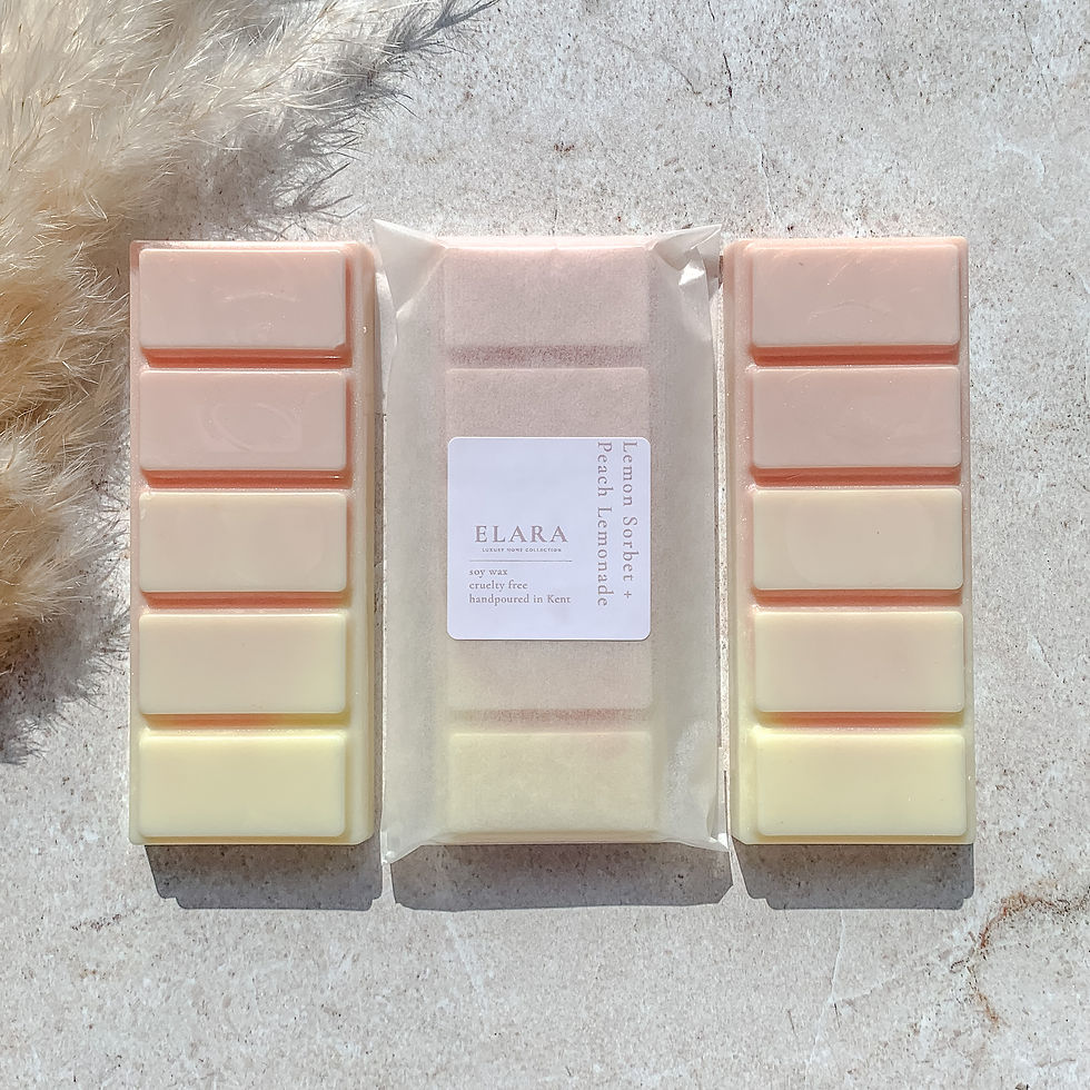 Lemon Sorbet & Peach Lemonade Snap Bar