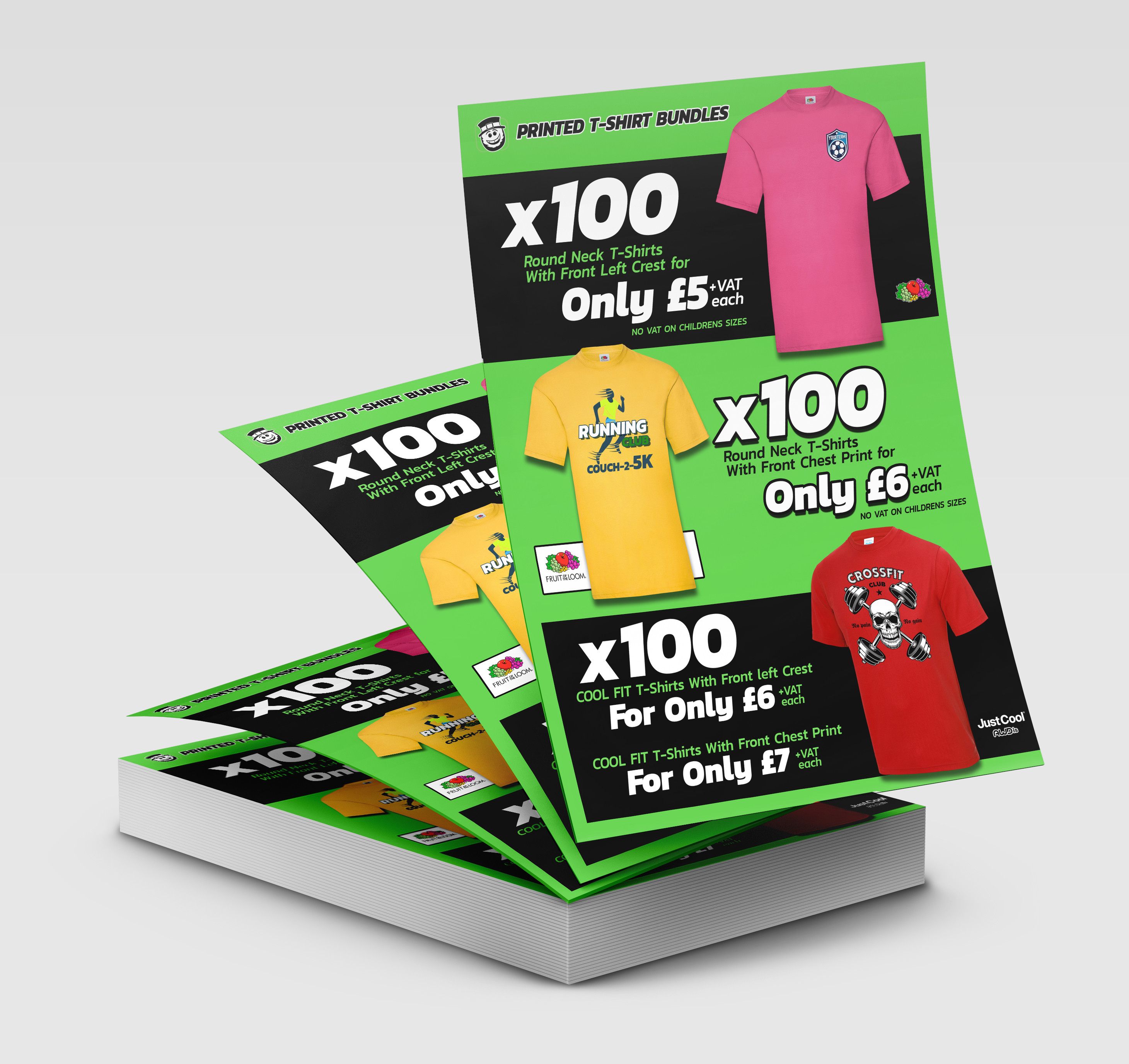 A5 Single Sided Flyers