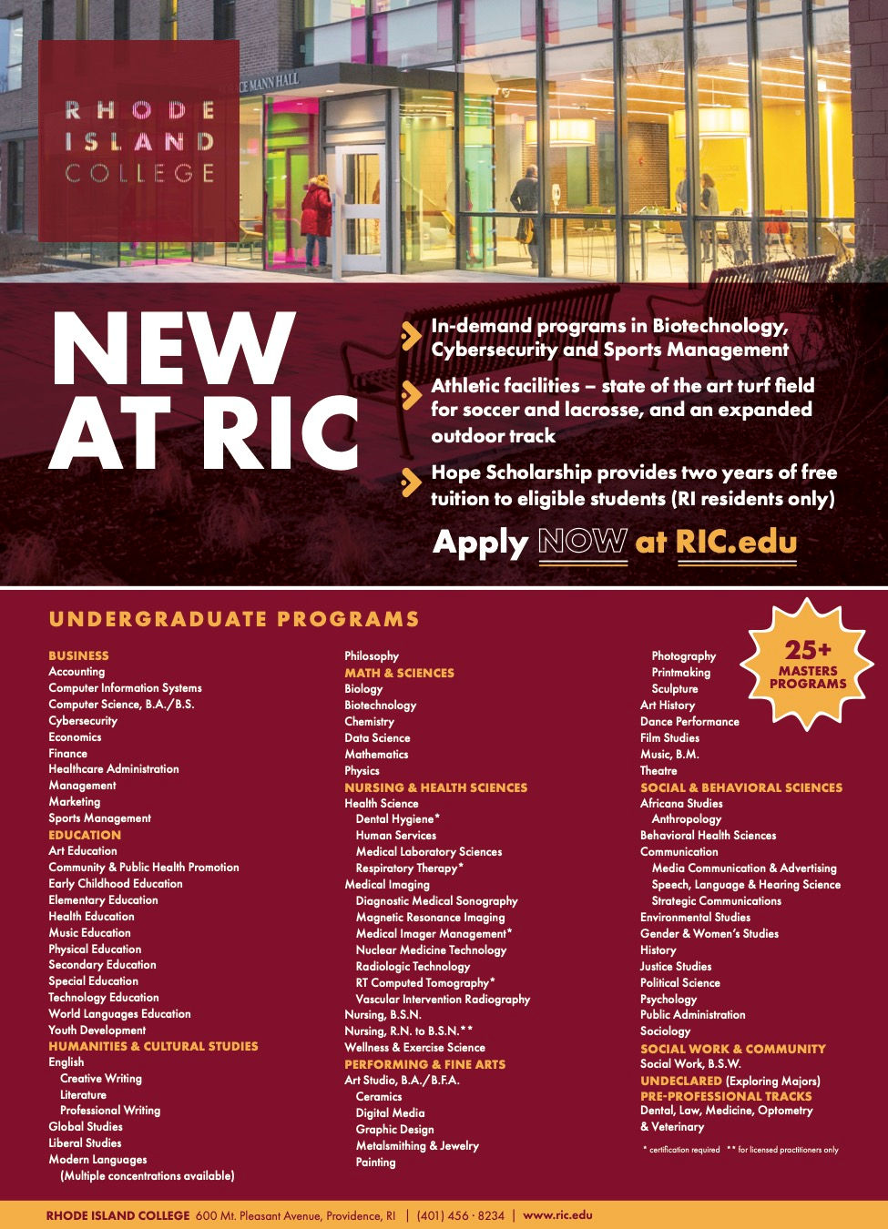 Rhode Island College is On the Move