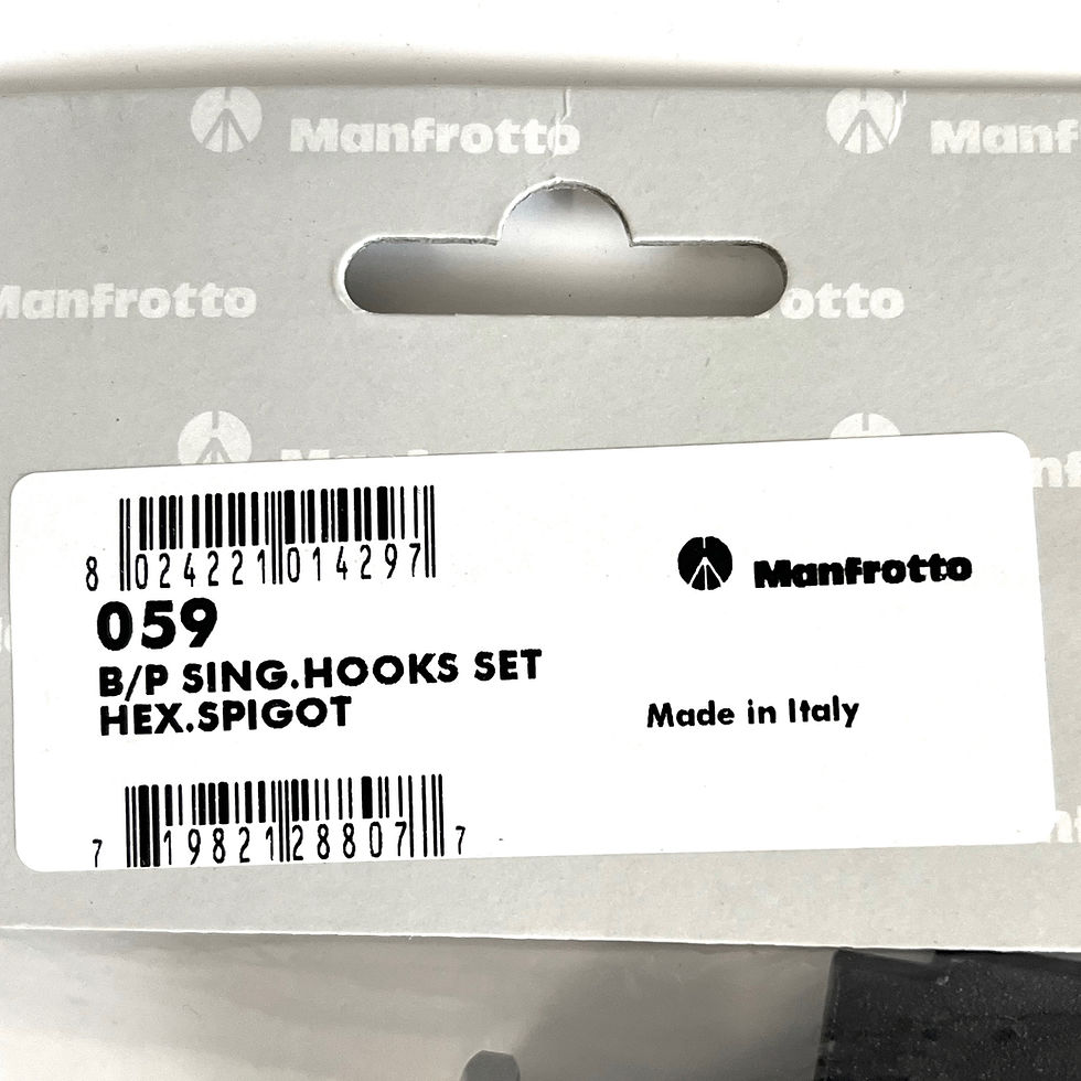 サムネイル： アウトレット品Manfrotto アクセサリー 背景紙取付シン一対グルフック(左右) 059