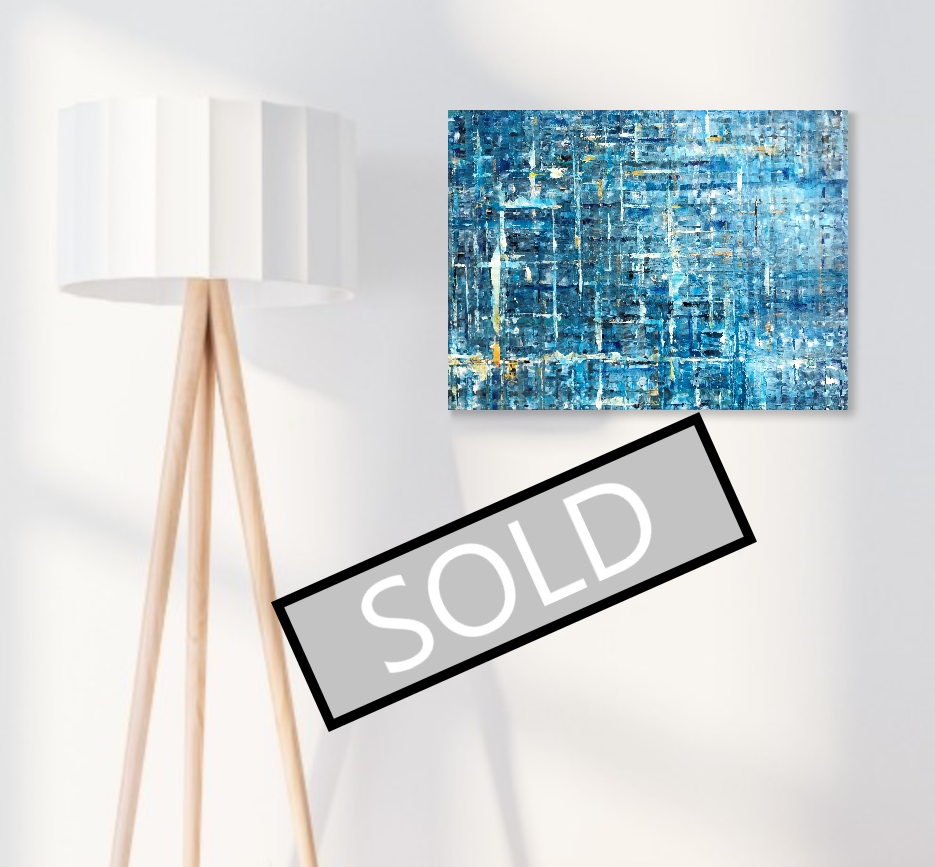 Little blue on background sold
