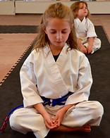 A karate kid learning better focus.
