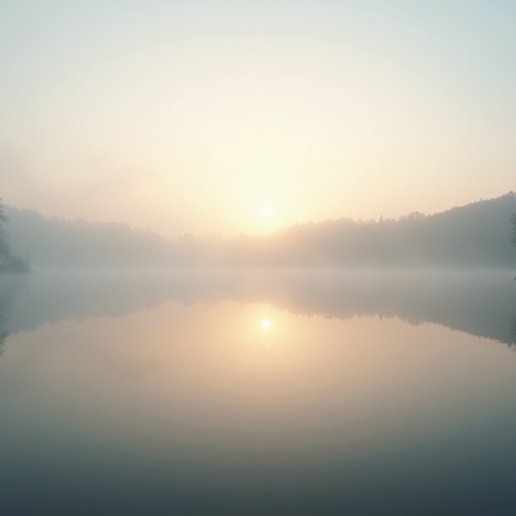 calm lake view perfect to stop overthinking