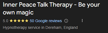 Inner peace talk therapy google reviews