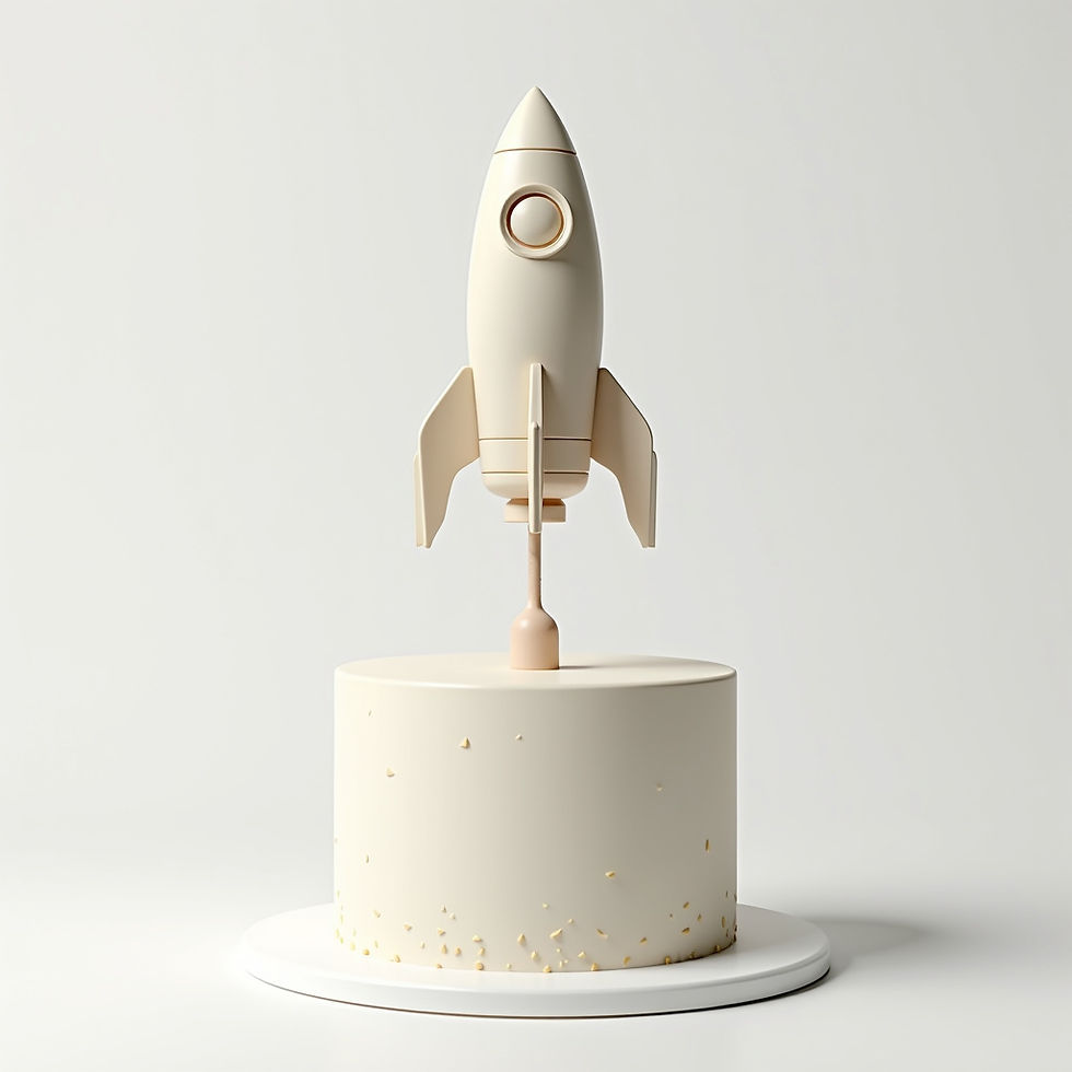 Rocket Ship Topper