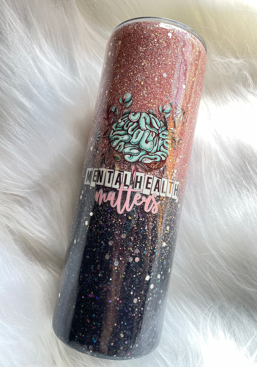 Mental Health Matters - 20oz Epoxy Tumbler