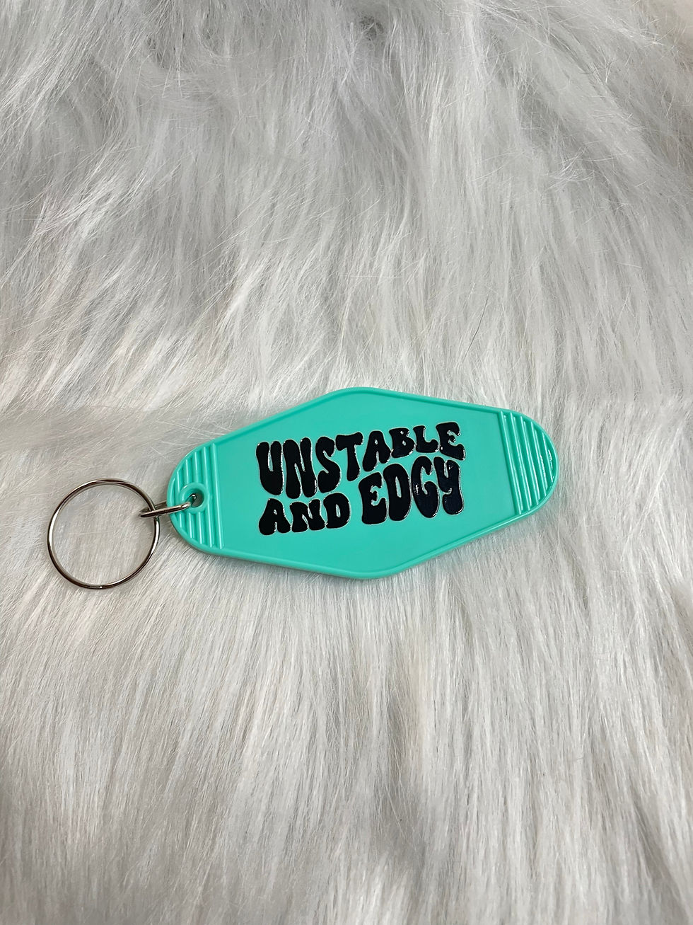 Unstable and Edgy Motel Keychain
