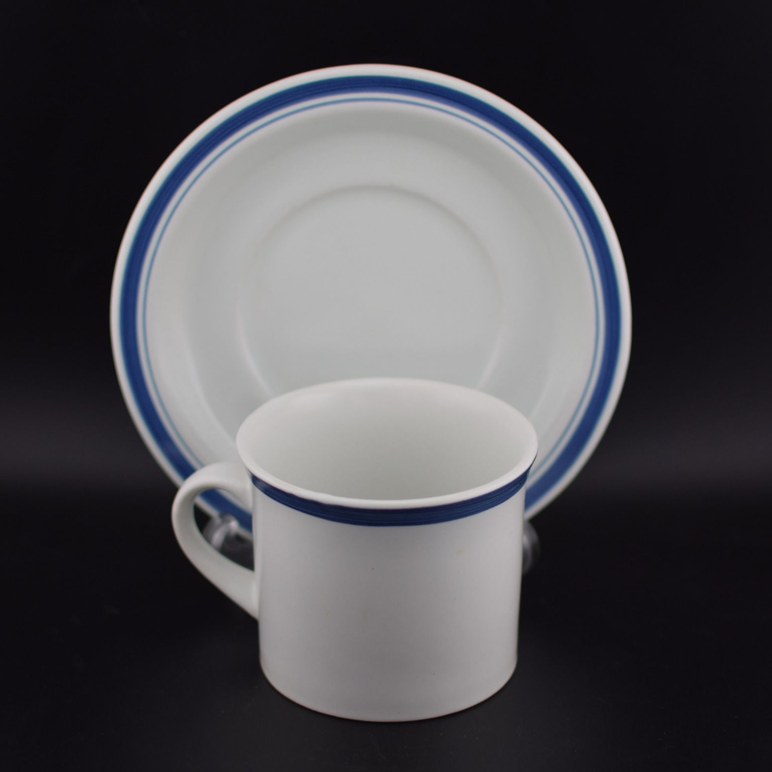 Flat Cup and Saucer - Biscay by Royal Doulton