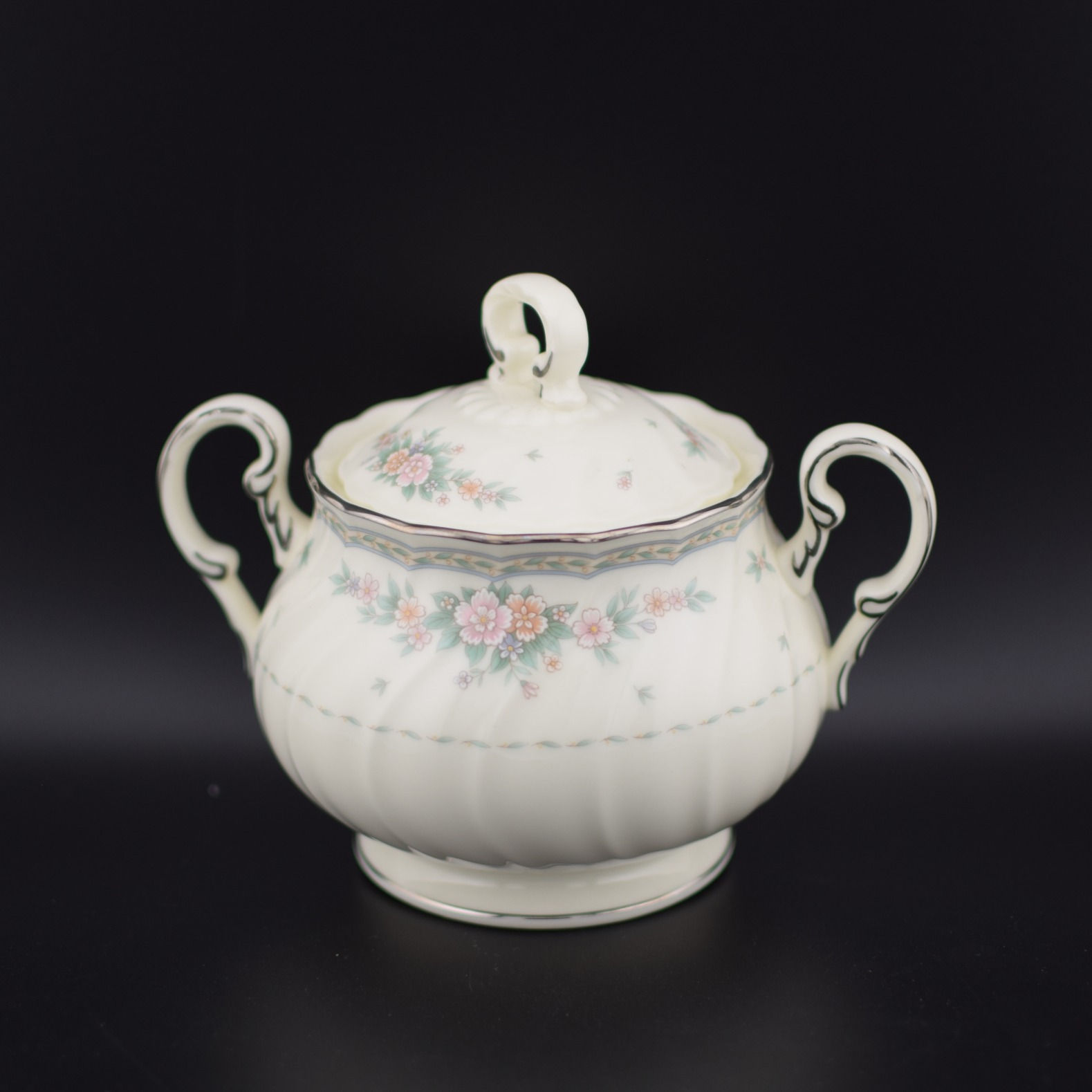Sugar Dish with Lid - Knottinghill Collection by Noritake