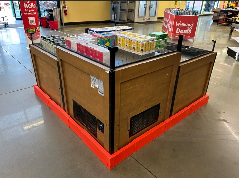 Thumbnail: Self contained produce display 6 x 6