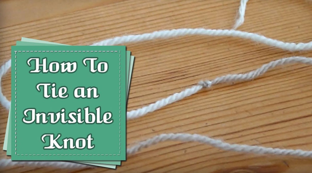 Joining Yarn with an Invisible Knot