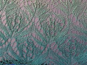 Spring Shawl KAL Lotus Blossom