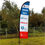 Thumbnail: single sided feather flag 4.5m