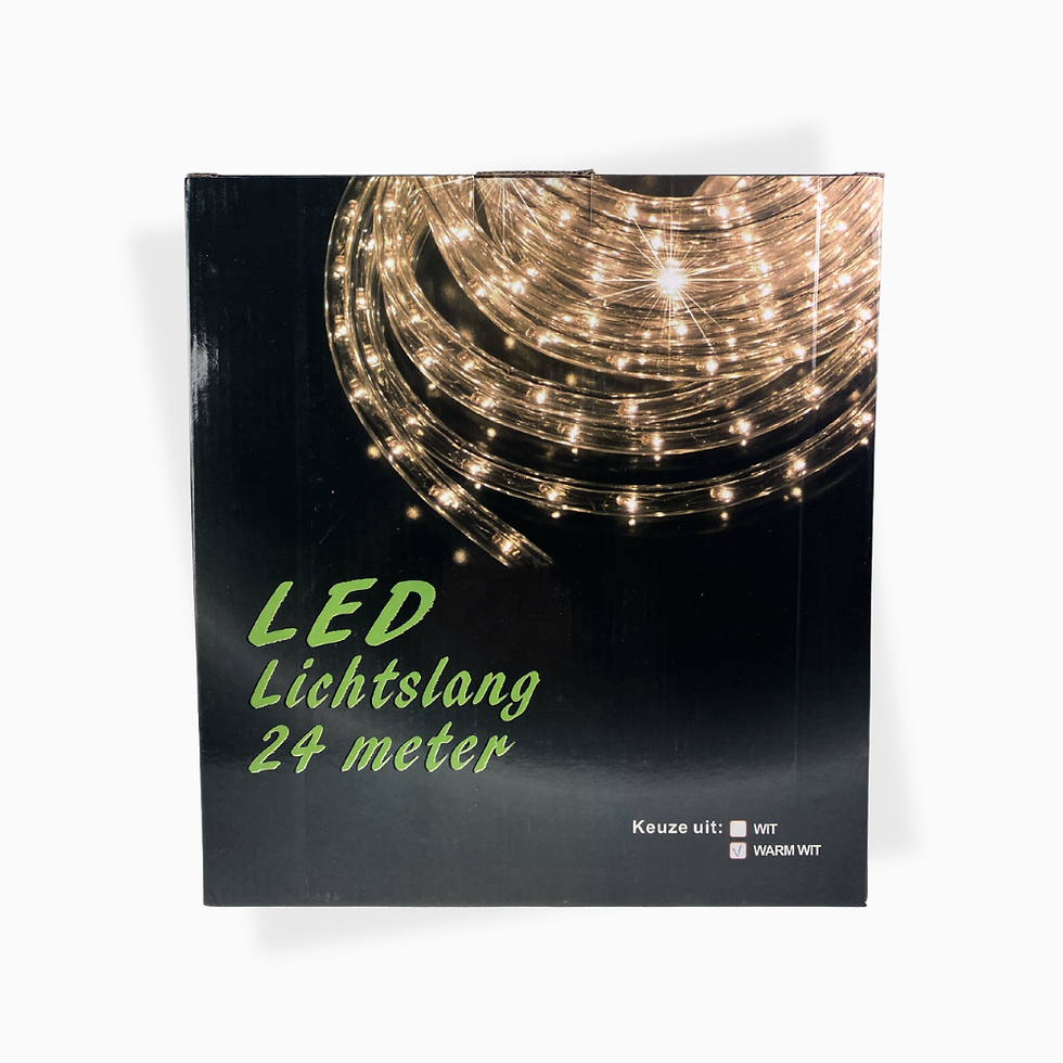 LED Lichtschlauch 24 Meter warmweiß flexible Lichterkette Außenbeleuchtung