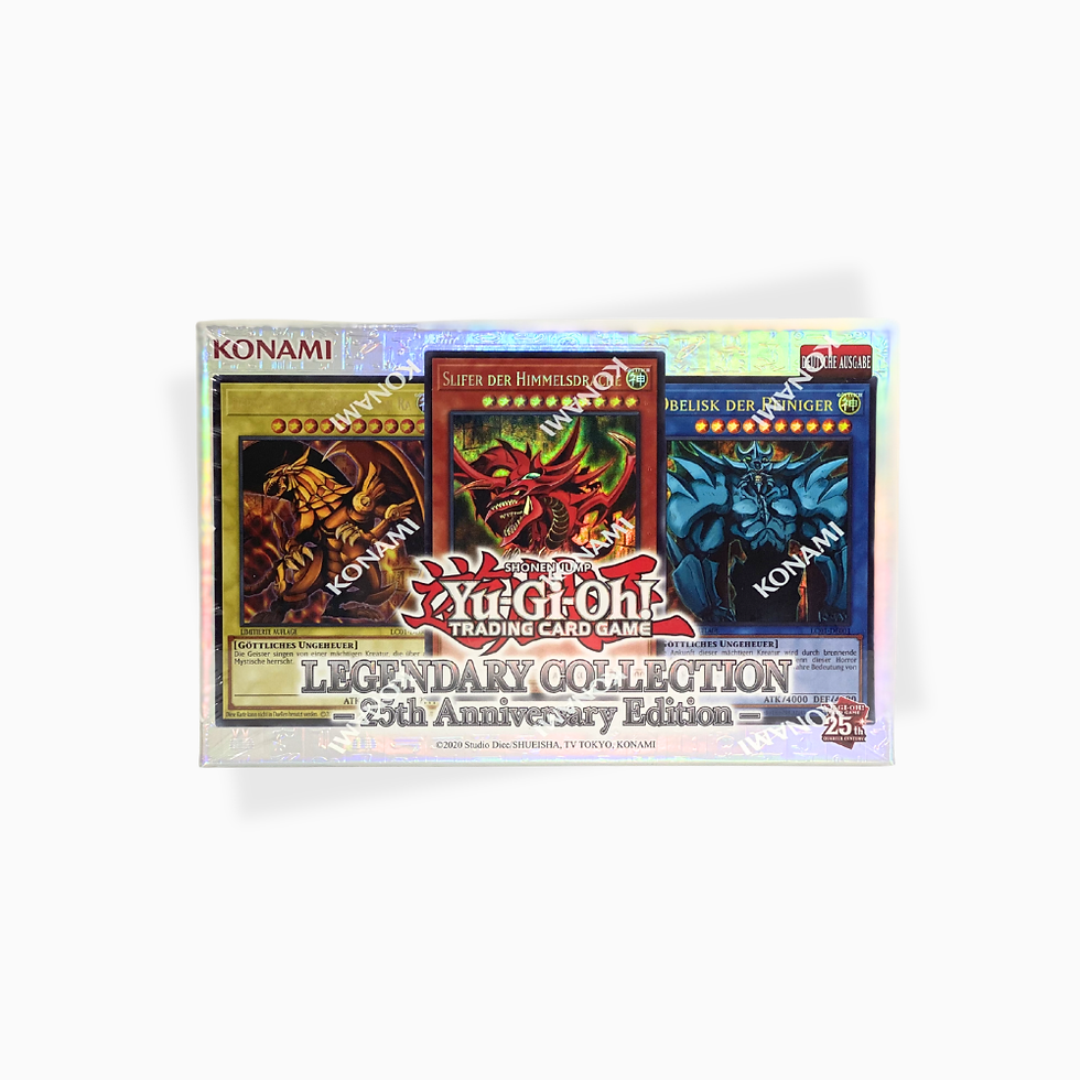 Yu Gi Oh Legendary Collection 25th Anniversary Edition Konami Götterkarten Set