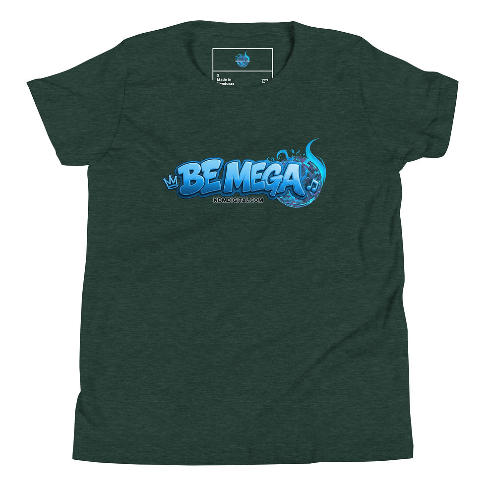 Thumbnail: BE MEGA – Youth Bella + Canvas 3001Y Edition