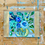 Thumbnail: 12x16 Blue Floral acrylic tray